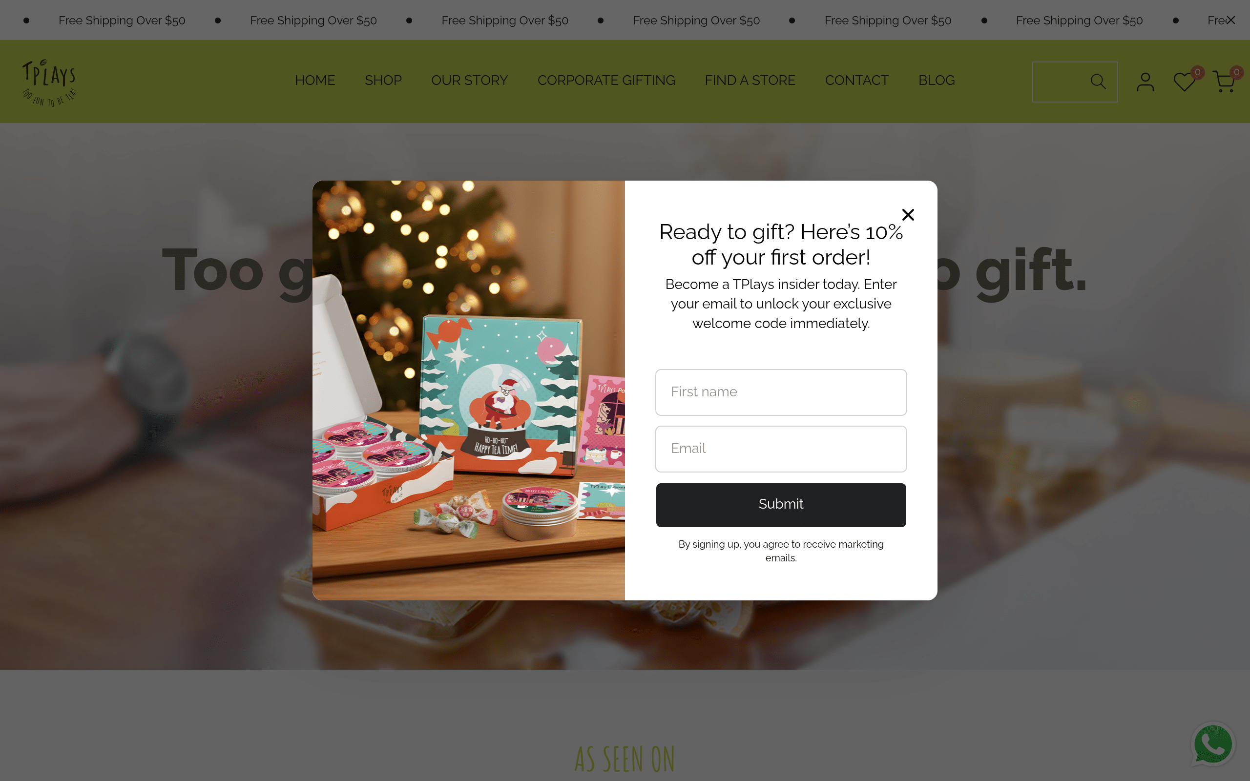 TPlays Shopify store