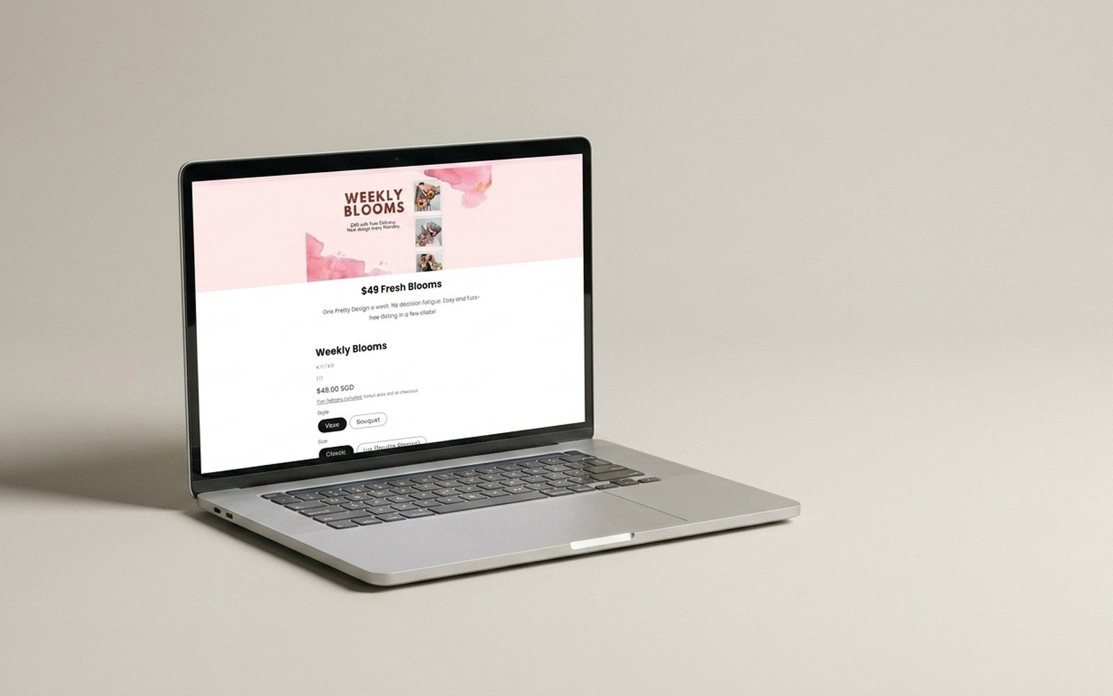 Blessed Blooms Shopify store