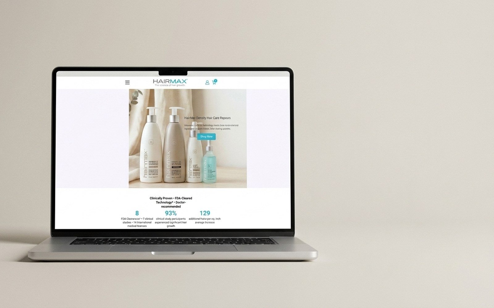 HairMax Shopify store