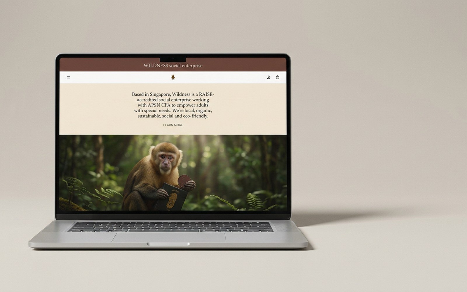 Wildness Organic Shopify store