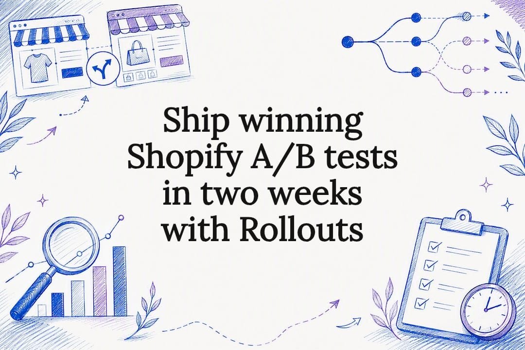 Decorative Shopify testing title card