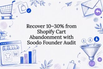 Decorative Shopify cart recovery title card