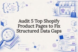 Structured data audit title card illustration