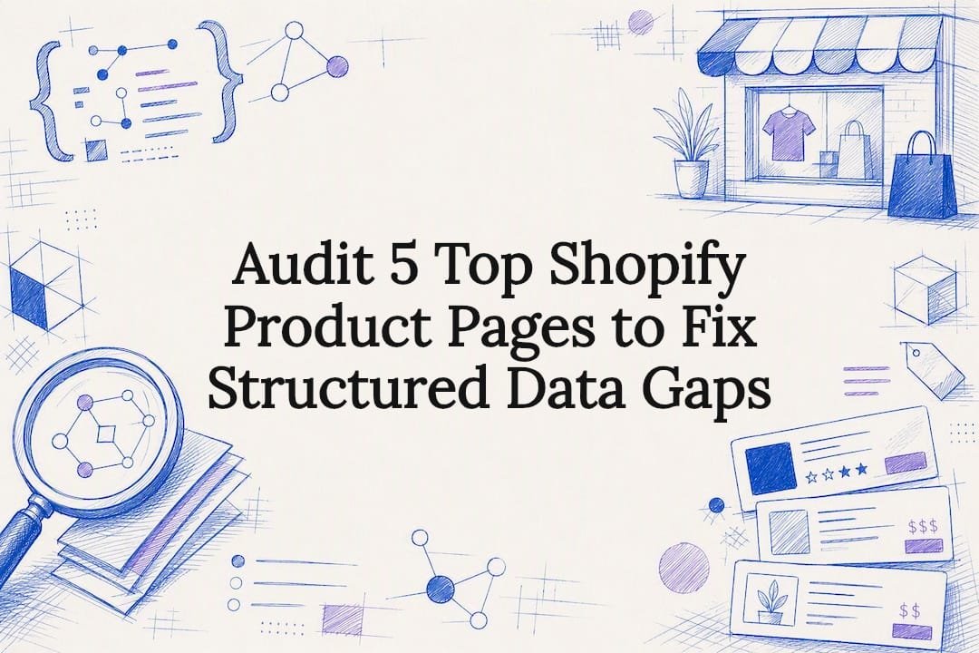 Structured data audit title card illustration