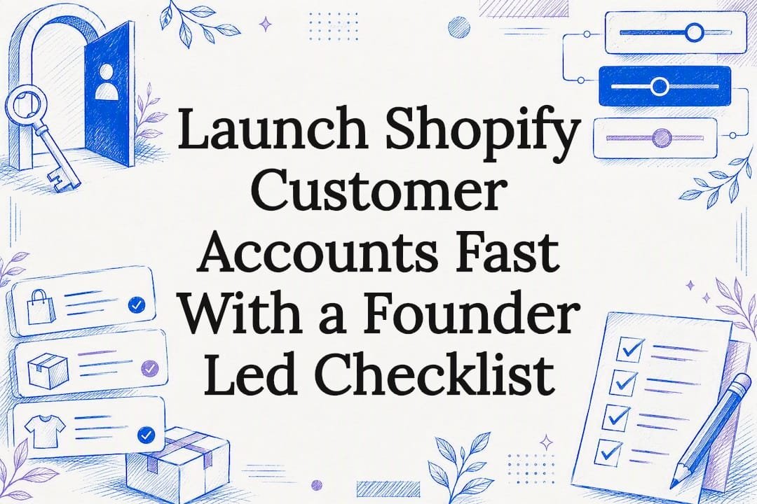 Decorative Shopify customer accounts title card