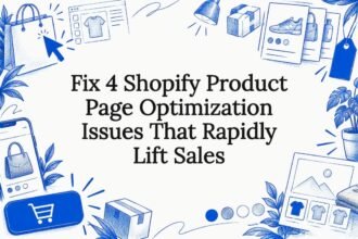 Decorative Shopify optimization title card