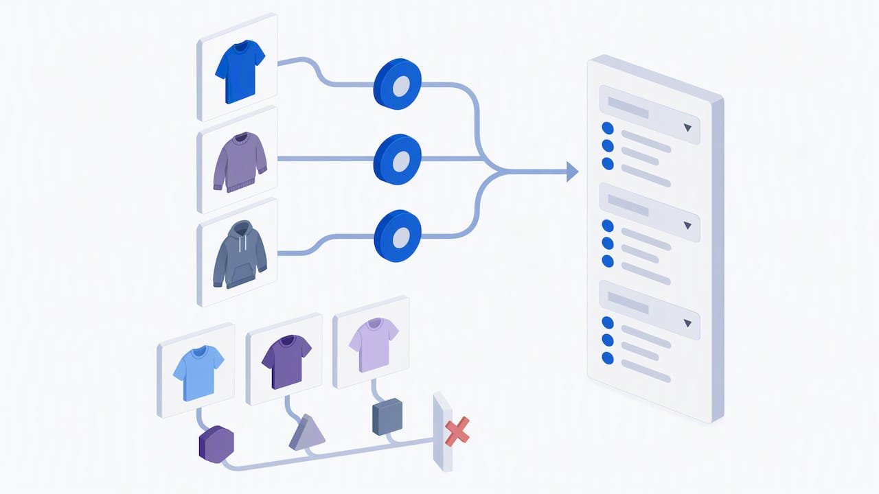 Shopify Product Filters: Search & Discovery Steps, Liquid URL Examples Standardized metafield values feeding product filters