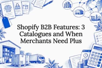 Decorative Shopify B2B title card