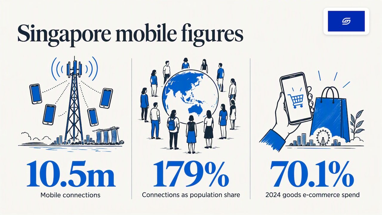 Singapore mobile usage and ecommerce statistics