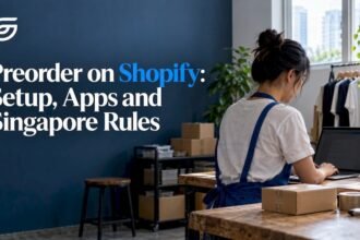 Shop owner configuring a Shopify pre-order app