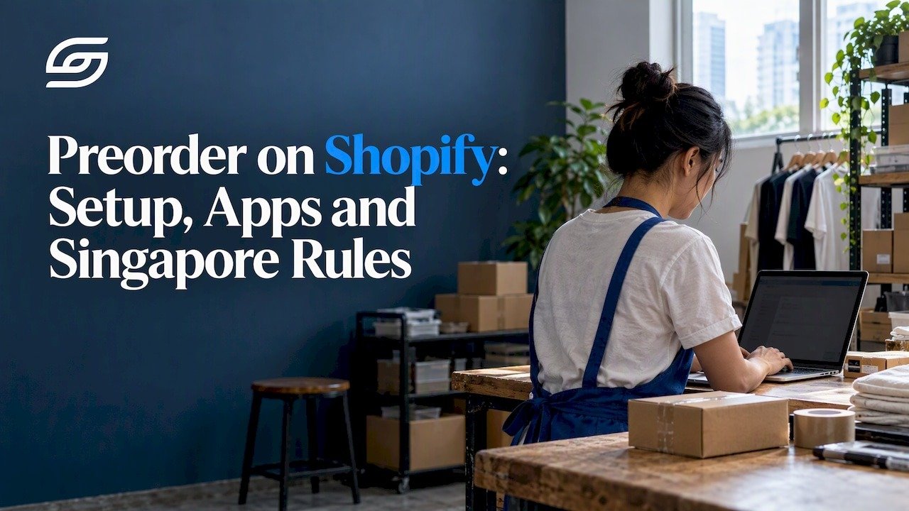 Shop owner configuring a Shopify pre-order app