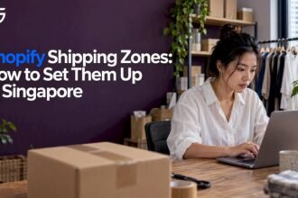 Merchant configuring Shopify shipping zones